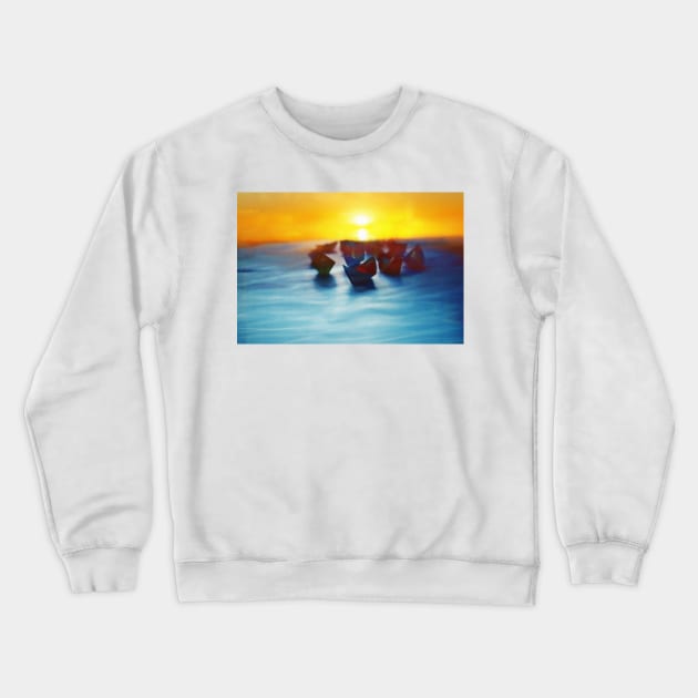 boats Crewneck Sweatshirt by jmpznz